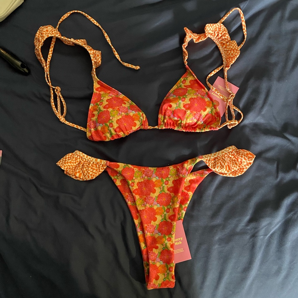 Strawberry Milk Mob Citrus Kiss bikini set